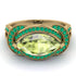 Milgrain Marquise Peridot Engagement Ring - Marley No. 704 image 2