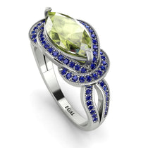 Milgrain Marquise Peridot Engagement Ring - Marley No. 715 image 1