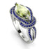 Milgrain Marquise Peridot Engagement Ring - Marley No. 715 image 1