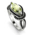 Milgrain Marquise Peridot Engagement Ring - Marley No. 709 image 1