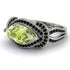 Milgrain Marquise Peridot Engagement Ring - Marley No. 709 image 3