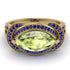 Milgrain Marquise Peridot Engagement Ring - Marley No. 713