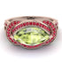 Milgrain Marquise Peridot Engagement Ring - Marley No. 711 image 2