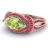 Milgrain Marquise Peridot Engagement Ring - Marley No. 711