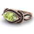 Milgrain Marquise Peridot Engagement Ring - Marley No. 708 image 3