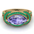 Milgrain Marquise Tanzanite Engagement Ring - Marley No. 204 image 2