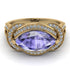 Milgrain Marquise Tanzanite Engagement Ring - Marley No. 201 image 2