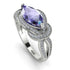 Milgrain Marquise Tanzanite Engagement Ring - Marley No. 203 image 1