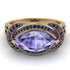Milgrain Marquise Tanzanite Engagement Ring - Marley No. 213 image 2