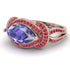 Milgrain Marquise Tanzanite Engagement Ring - Marley No. 211
