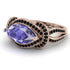 Milgrain Marquise Tanzanite Engagement Ring - Marley No. 208