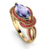 Milgrain Marquise Tanzanite Engagement Ring - Marley No. 210 image 1