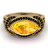 Milgrain Marquise Yellow Diamond Engagement Ring - Marley No. 1007