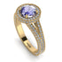 Milgrain Round Tanzanite Engagement Ring - Payton No. 201
