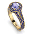 Milgrain Round Tanzanite Engagement Ring - Payton No. 213