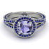 Milgrain Round Tanzanite Engagement Ring - Payton No. 215 image 2
