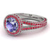 Milgrain Round Tanzanite Engagement Ring - Payton No. 212 image 1