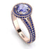 Milgrain Round Tanzanite Engagement Ring - Payton No. 214