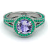 Milgrain Round Tanzanite Engagement Ring - Payton No. 206 image 2