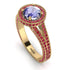 Milgrain Round Tanzanite Engagement Ring - Payton No. 210 image 3