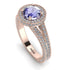 Milgrain Round Tanzanite Engagement Ring - Payton No. 202