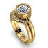 Bezel Diamond Bridal Set - Emerson No. 1