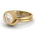 Solitaire Bezel Minimalist Diamond Bridal Set - Emerson No. 1 image 2