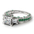 Modern Geometric Diamond Gold Engagement Ring - Beverly No. 18 image 3