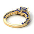 Modern Geometric Diamond Gold Engagement Ring - Beverly No. 61 image 4