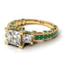 Modern Geometric Diamond Gold Engagement Ring - Beverly No. 16 image 3