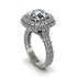 Diamond Pave Double Halo Engagement Ring - Eve No. 3 image 2