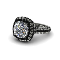 Diamond Pave Double Halo Engagement Ring - Eve No. 33 image 1
