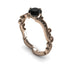 Painter's Muse - Vintage Style Black Diamond Engagement Ring - Sophie no. 14 image 1