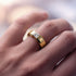 Princess Cut Diamond Solitaire Wedding Band - Lane No. 1