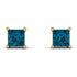 Princess Cut Stud Earrings - Kenia No. 501