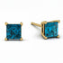 Princess Cut Stud Earrings - Kenia No. 501 image 2