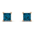 Princess Cut Stud Earrings - Kenia No. 502