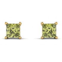 Princess Cut Stud Earrings - Kenia No. 701 image 1