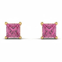 Princess Cut Stud Earrings - Kenia No. 801 image 1