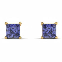 Princess Cut Stud Earrings - Kenia No. 201 image 1
