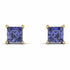 Princess Cut Stud Earrings - Kenia No. 201 image 1