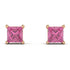 Princess Cut Stud Earrings - Kenia No. 802