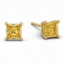 Princess Cut Stud Earrings - Kenia No. 1001