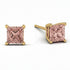 Princess Cut Stud Earrings - Kenia No. 901 image 2