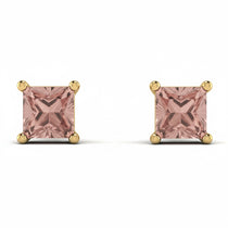 Princess Cut Stud Earrings - Kenia No. 901 image 1