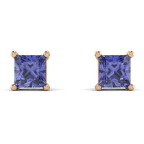 Princess Cut Stud Earrings - Kenia No. 202 image 1