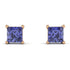 Princess Cut Stud Earrings - Kenia No. 202 image 1
