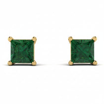 Princess Cut Stud Earrings - Kenia No. 4 image 1