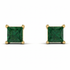 Princess Cut Stud Earrings - Kenia No. 4 image 1