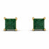 Princess Cut Stud Earrings - Kenia No. 4